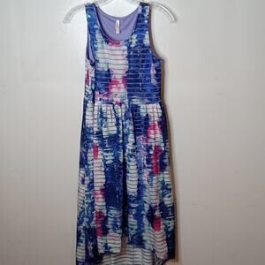 Xhilaration Girls tie dye short slee6 XL dress. Beachy.